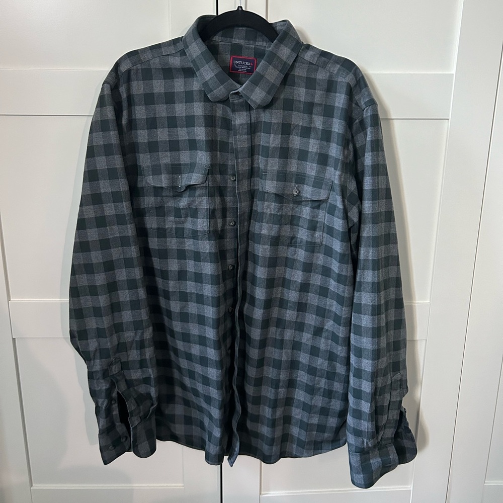 Tall Slim Flannel Shirt from UNTUCKit